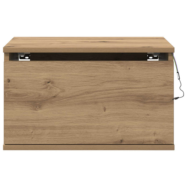 Wand-Nachttisch Artisan Eiche mit LED