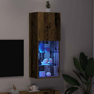 LED TV-Schrank Set Altholz