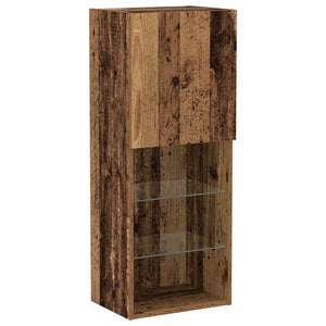 LED TV-Schrank Set Altholz