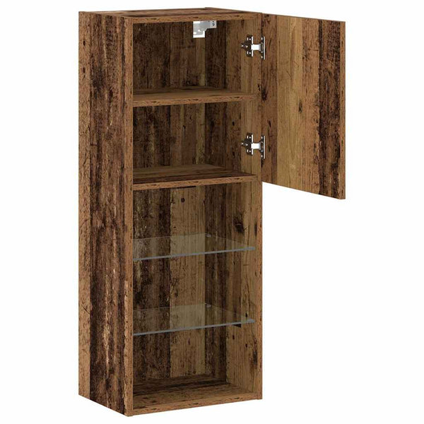 LED TV-Schrank Set Altholz