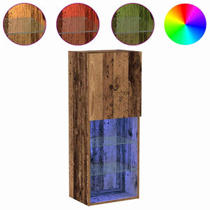 LED TV-Schrank Set Altholz