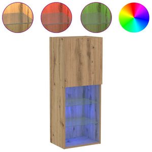 TV-Schrank Set Artisan Eiche 102 cm