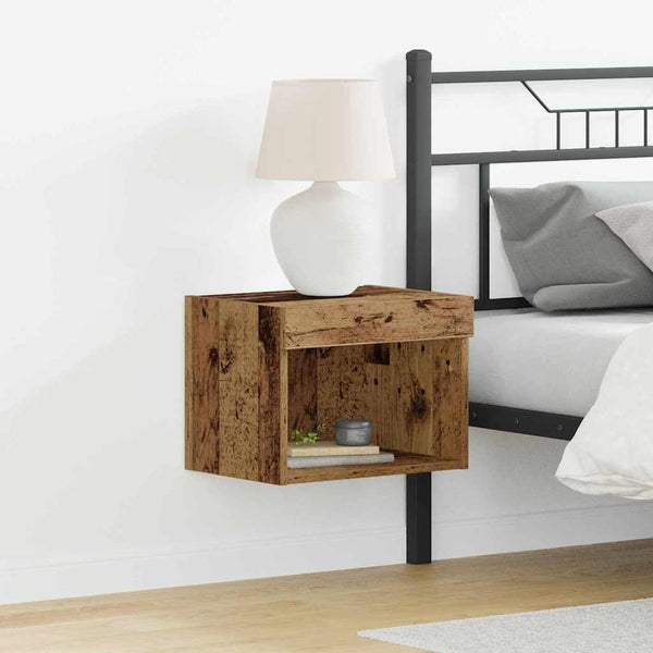 LED TV-Schrank Altholz 40cm