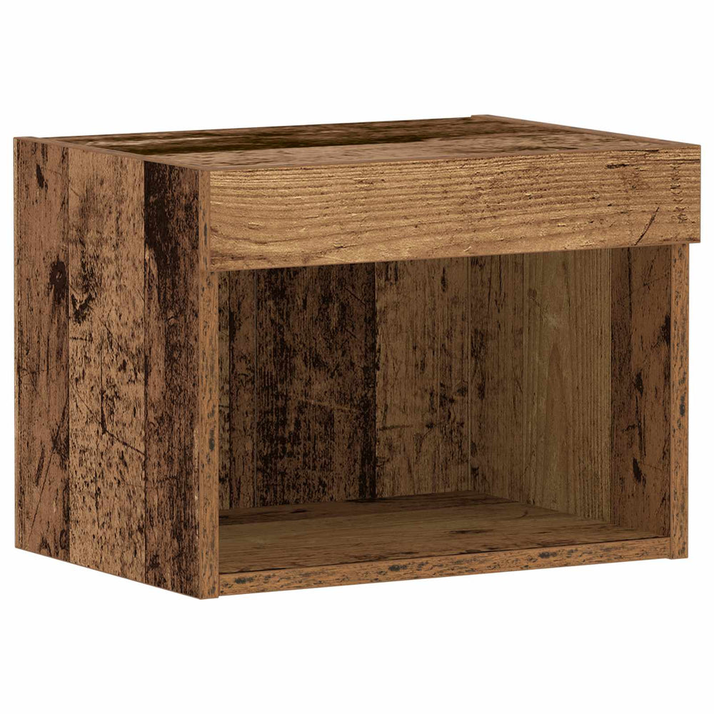 LED TV-Schrank Altholz 40cm