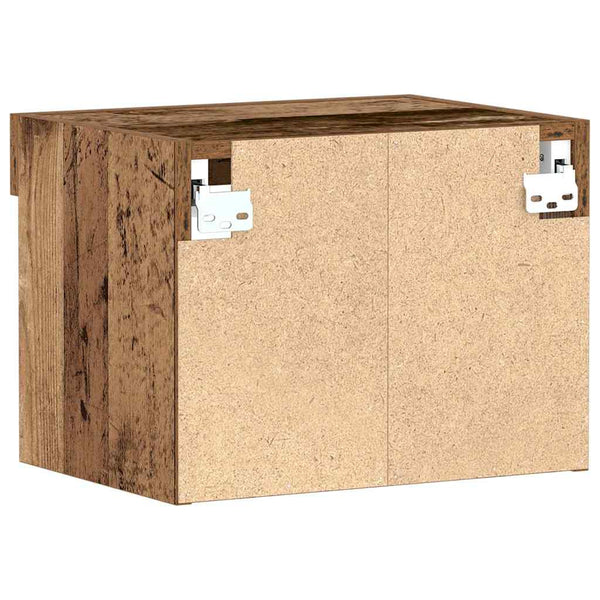 LED TV-Schrank Altholz 40cm