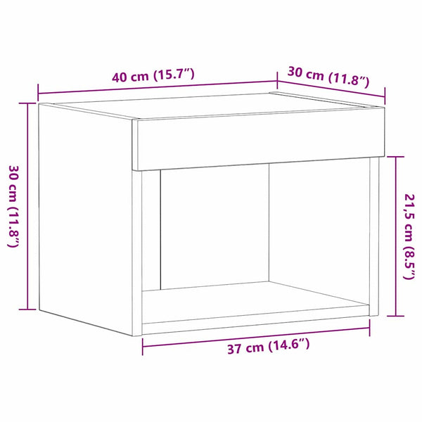 TV-Schrank Set Artisan-Eiche 2tlg