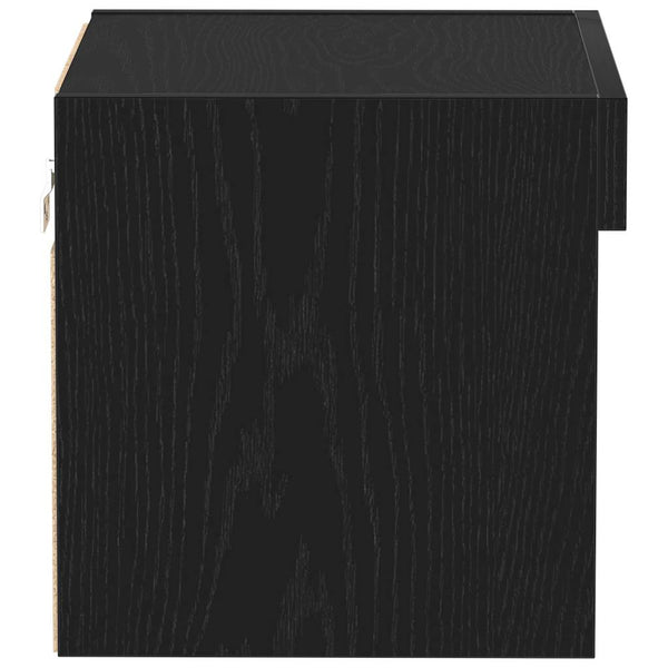 TV-Schrank Set 2-teilig Schwarz Eiche