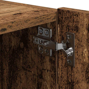 TV-Wandschrank mit LED Altholz