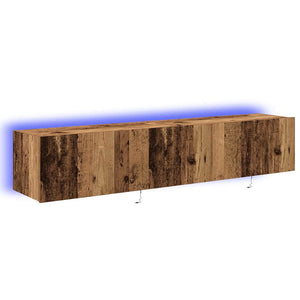 TV-Wandschrank 2er Set Altholz 80cm
