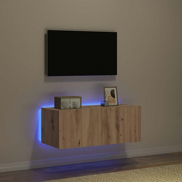 TV-Wandschrank Artisan Eiche 80 cm