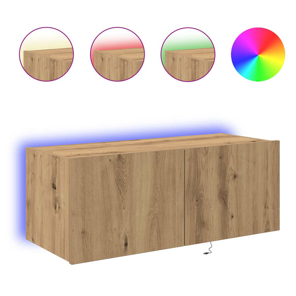 TV-Wandschrank Artisan Eiche 80 cm
