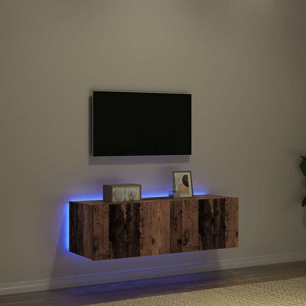 TV-Wandschrank Altholz 100 cm