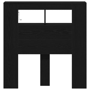 LED Kopfteil Schwarz Eiche 100 cm