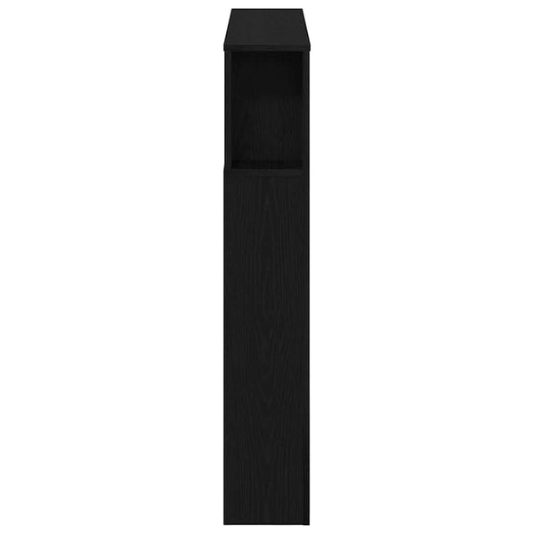 LED Kopfteil Schwarz Eiche 100 cm