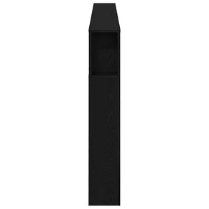LED Kopfteil Schwarz Eiche 220 cm