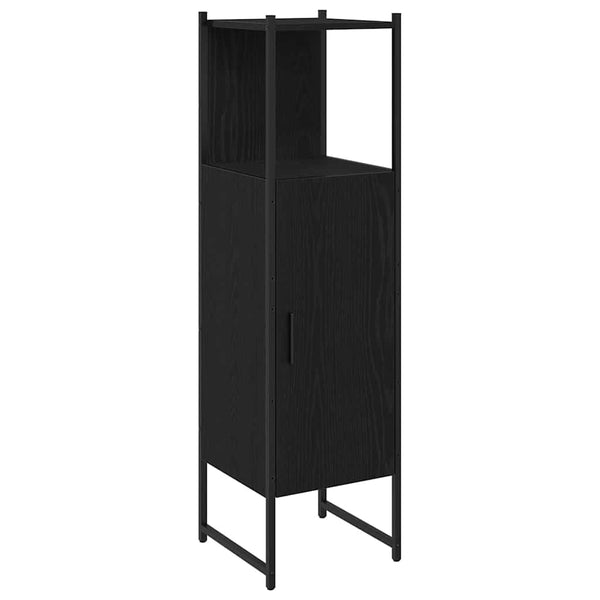 Badezimmermöbel Set Schwarz Eichen-Optik