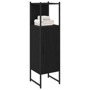 Badezimmermöbel Set Schwarz Eichen-Optik