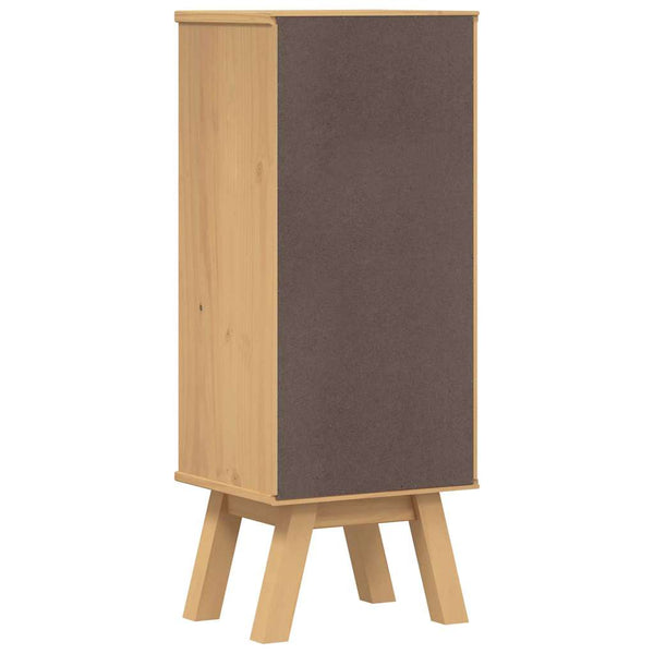 Badezimmerschrank Kiefer Massivholz Braun 90cm