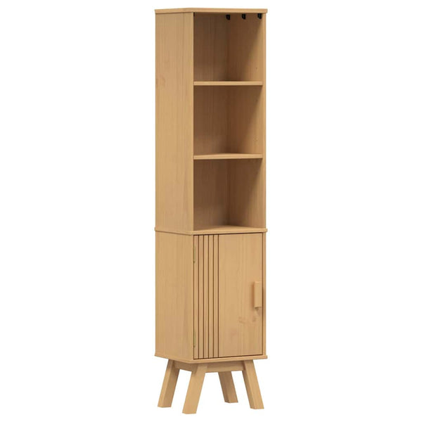 Badezimmerschrank Olden Braun mit Regal