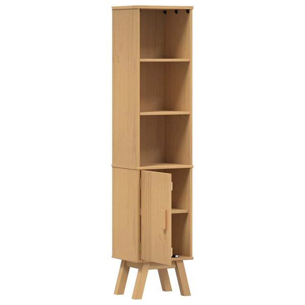 Badezimmerschrank Olden Braun mit Regal