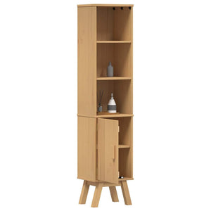 Badezimmerschrank Olden Braun mit Regal