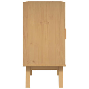 Olden Unterschrank Braun Kiefer Massivholz 60x40x80cm