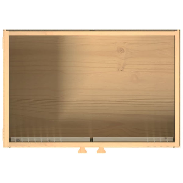 Olden Unterschrank Braun Kiefer Massivholz 60x40x80cm