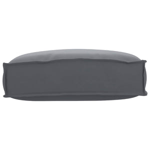 Anthrazit Kissen 50x40 cm Oxford-Stoff