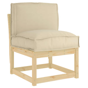 Beiges Oxford-Kissen 50x40 cm