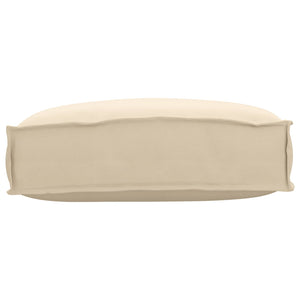 Beiges Oxford-Kissen 50x40 cm