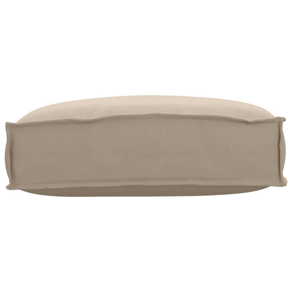 vidaXL Coussin taupe 50 x 40 x 12 cm Tissu Oxford