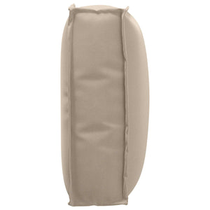 vidaXL Coussin taupe 50 x 40 x 12 cm Tissu Oxford