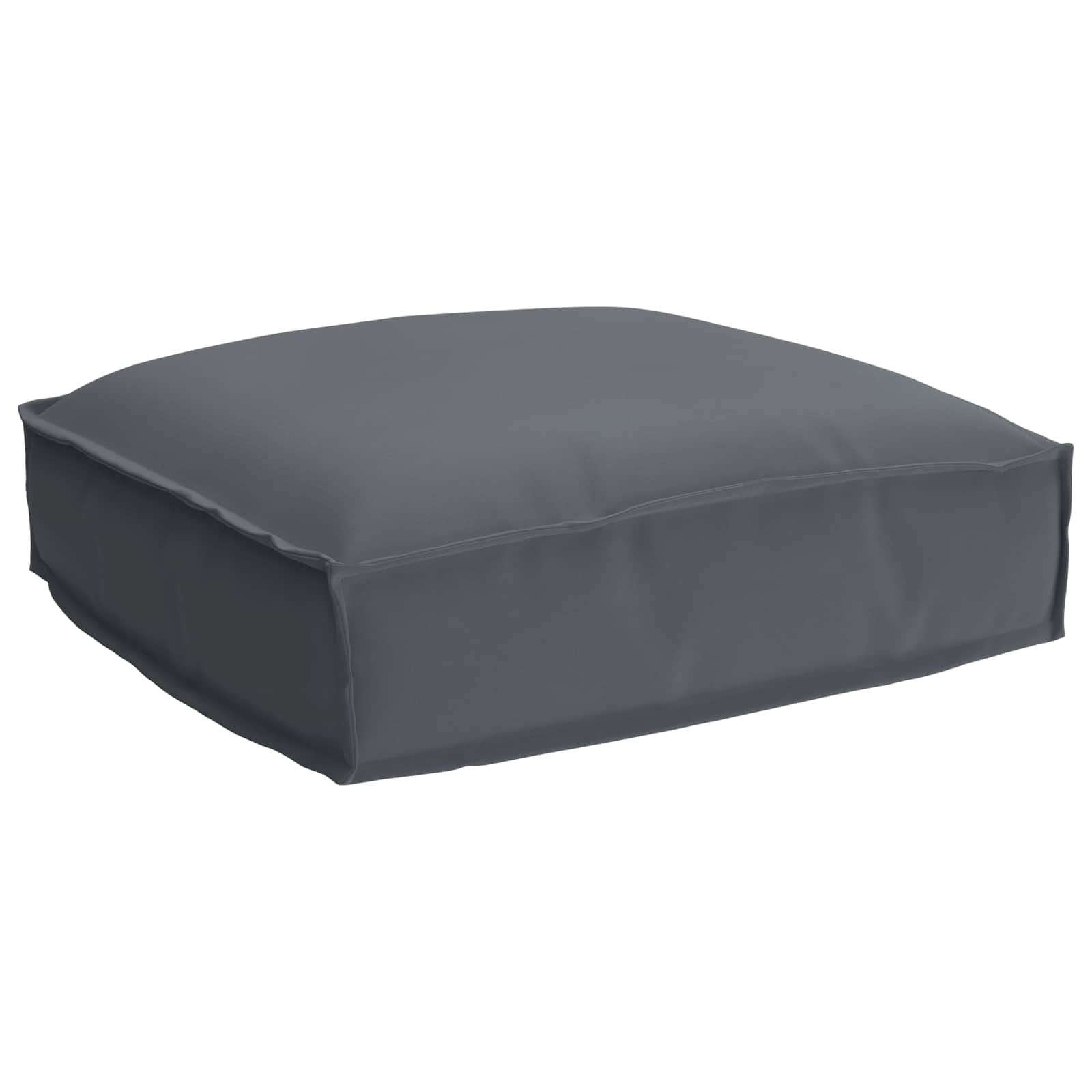 Anthrazit Kissen Oxford-Stoff 50x50