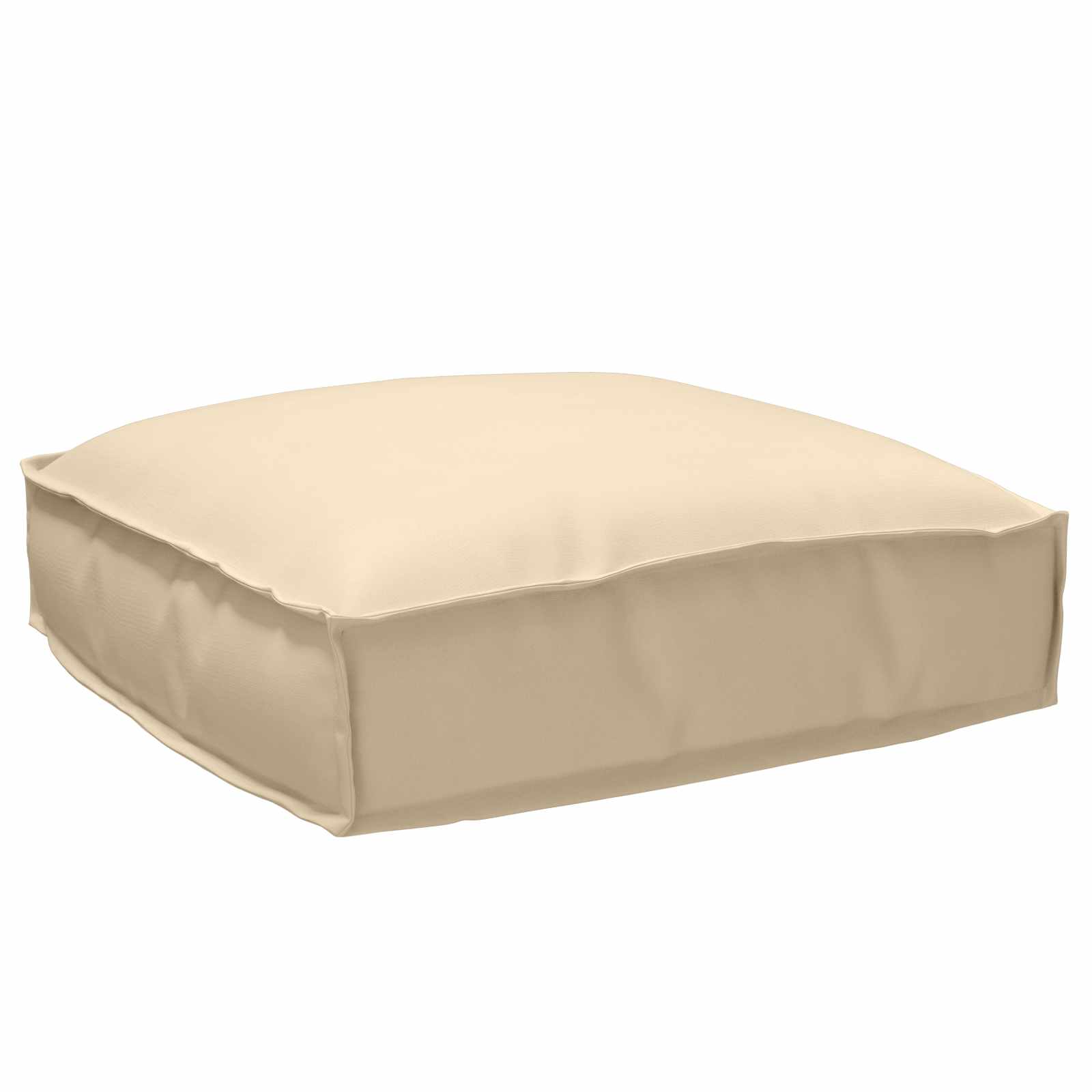Beige Oxford Kissen 50x50 cm