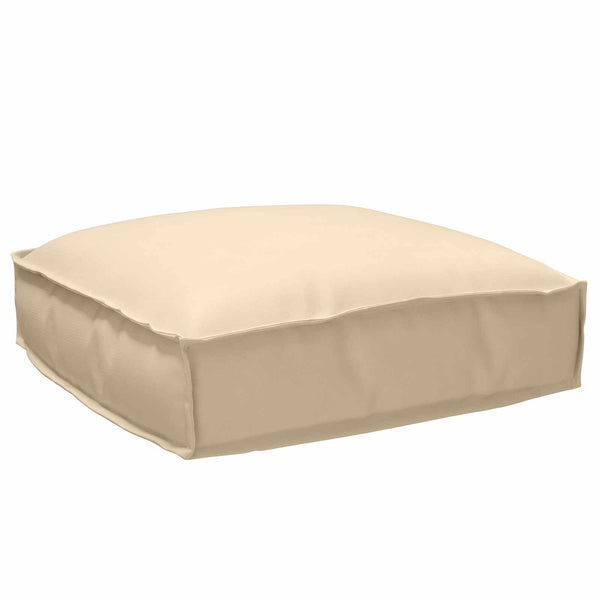 Beige Oxford Kissen 50x50 cm