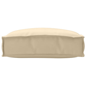 Beige Oxford Kissen 50x50 cm