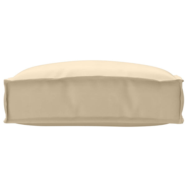 Beige Oxford Kissen 50x50 cm