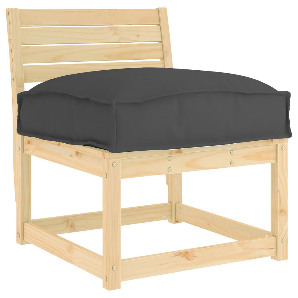 Schwarzes Oxford Kissen 50x50 cm