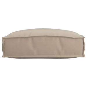 Taupe Kissen 50x50 cm Oxford-Gewebe