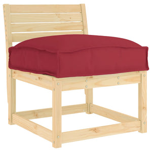 Weinrotes Oxford-Kissen 50x50 cm