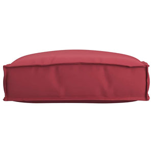 Weinrotes Oxford-Kissen 50x50 cm