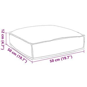 Weinrotes Oxford-Kissen 50x50 cm
