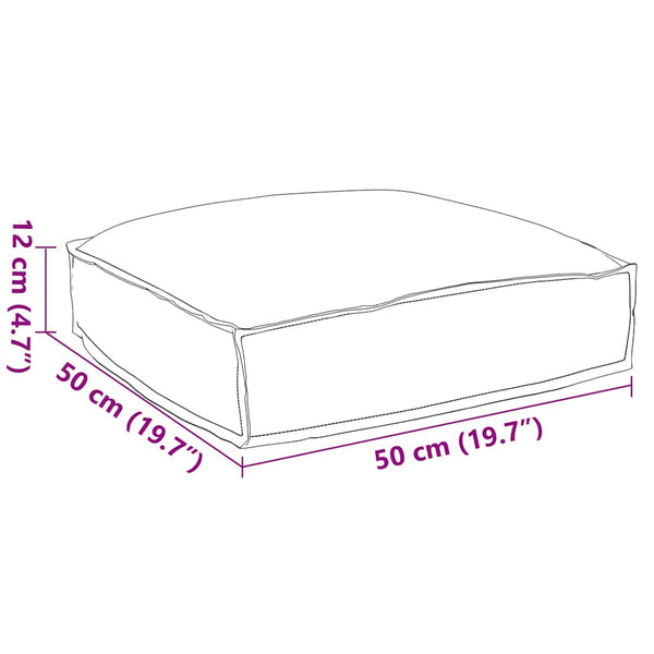 Weinrotes Oxford-Kissen 50x50 cm
