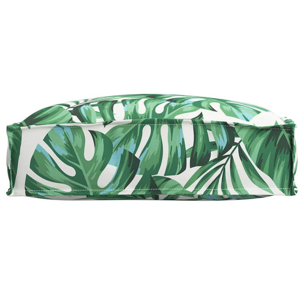 vidaXL Coussin Feuille motif de feuille 50 x 50 x 12 cm Tissu Oxford