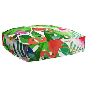 vidaXL Coussin floral multicolore 50 x 50 x 12 cm Tissu Oxford