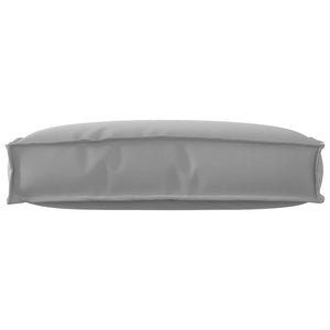 Graues Kissen 60x40 cm Oxford-Gewebe