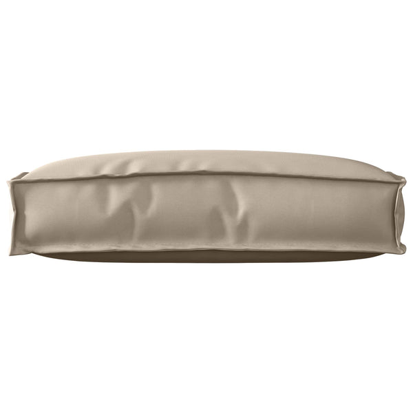 Taupe Kissen 60x40 cm Oxford-Gewebe