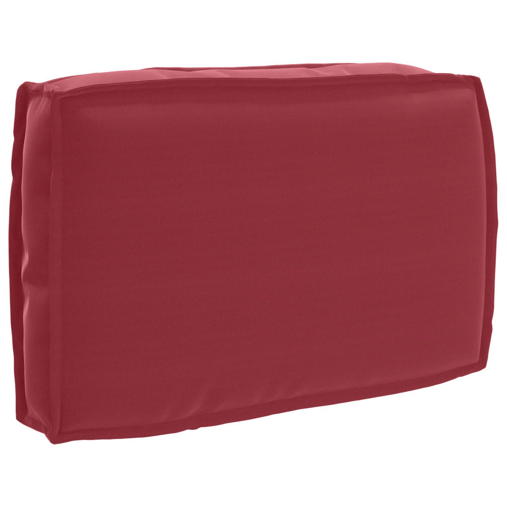 Weinrotes Kissen 60x40 cm Oxford-Gewebe