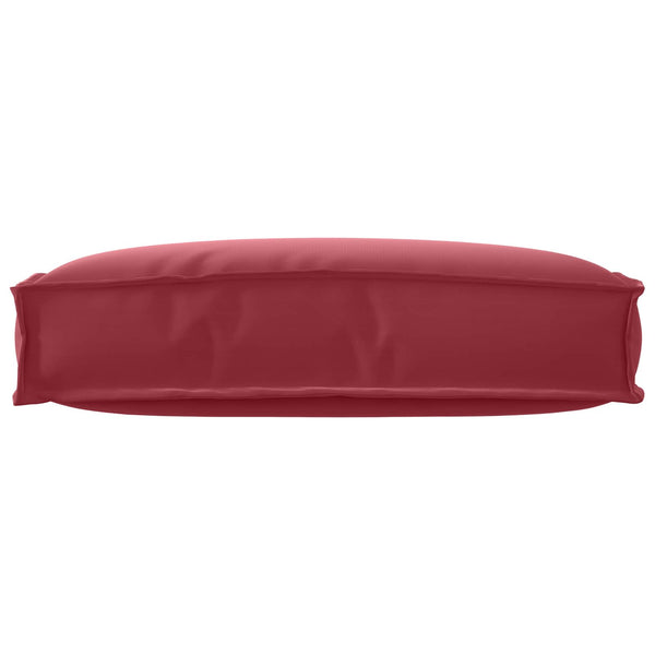 Weinrotes Kissen 60x40 cm Oxford-Gewebe