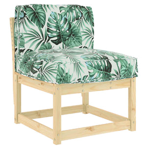 Blattmuster Kissen 60x40 cm Oxford-Stoff